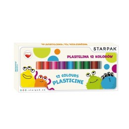 Plastelina Starpak 12 kol. mix (512856) Starpak