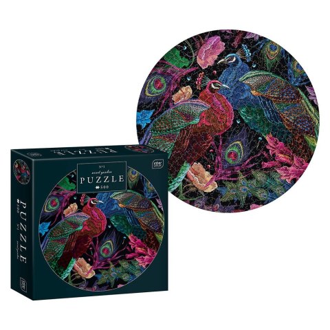 Puzzle Interdruk ROUND SECRET GARDEN 5902277342058 500 el. (500 el) Interdruk