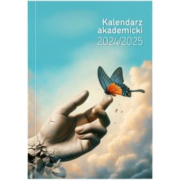 Kalendarz nauczyciela książkowy (terminarz) A5TA071B Wydawnictwo Wokół Nas 2024/2025 a5 DŁOŃ A5 (PCV BEZBARWNY) Wydawnictwo Wokół Nas