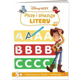 Książka dla dzieci Ameet DISNEY UCZY. MIX. PISZĘ I ZMAZUJĘ LITERY Ameet