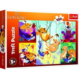 Puzzle Trefl Dzielny Król Lew 100 el. (16478) Trefl