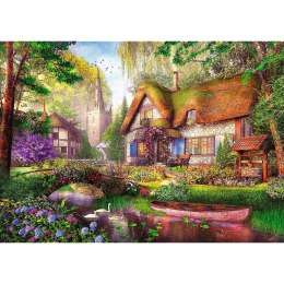 Puzzle Trefl Premium Plus Urocza chatka w lesie 1000 el. (10804) Trefl