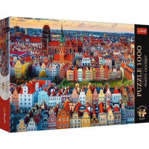 Puzzle Trefl Premium Plus Widok na Gdańsk 1000 el. (10856) Trefl