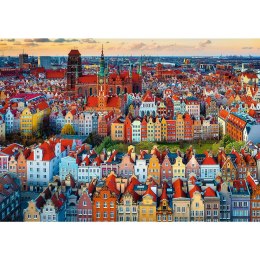 Puzzle Trefl Premium Plus Widok na Gdańsk 1000 el. (10856) Trefl