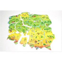 Puzzle (nd) geo puzzle Polska 25 el. (nd)