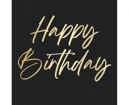 Serwetki Godan Elegant Happy Birthday różne papier [mm:] 330x330 (96615) Godan