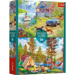 Puzzle Trefl Letni relaks 2x500 el. (37497) Trefl