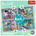 Puzzle Trefl Lilo&stitch 4w1 el. (34633) Trefl