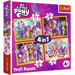 Puzzle Trefl My Little Pony Poznaj kucyki Pony 4w1 el. (34624) Trefl