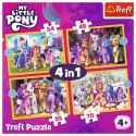 Puzzle Trefl My Little Pony Poznaj kucyki Pony 4w1 el. (34624) Trefl