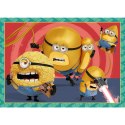 Puzzle Trefl Zwariowane Minionki 4w1 el. (34648) Trefl