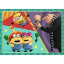 Puzzle Trefl Zwariowane Minionki 4w1 el. (34648) Trefl