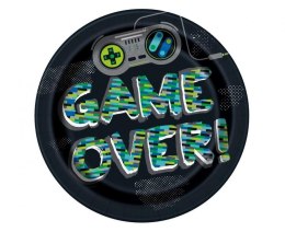 Talerz jednorazowy Godan Game Over 8 szt (25215EU) Godan