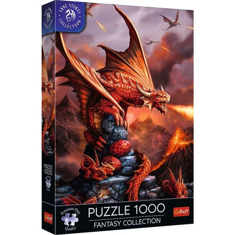 Puzzle Trefl Premium Plus Ognisty Smok 1000 el. (10900) Trefl