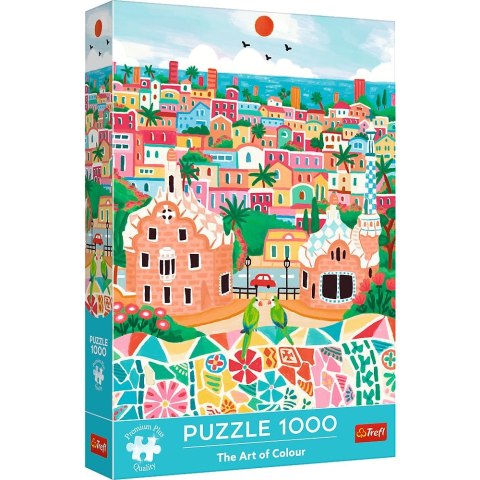 Puzzle Trefl The Art of Colour Premium Plus Barcelona, Hiszpania 1000 el. (10894) Trefl