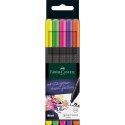 Cienkopis Faber Castell neonowy, mix 0,4mm 5kol. (151603 FC) Faber Castell