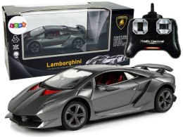 Samochód Lean R/C 1:24 Lamborghini Srebrne 2.4 G Światła (9737) Lean