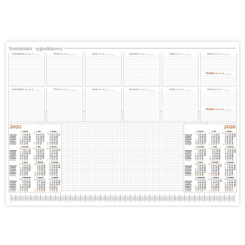 Kalendarz biurkowy Lucrum 470mm x 370mm (BF4) Lucrum