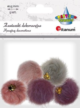 Pompony Titanum Craft-Fun Series zawieszki mix 50 szt (24BR0201-1#,7#,4#) Titanum