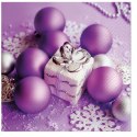 Serwetki Paw BN Lilac Christmas decoration mix nadruk bibuła [mm:] 330x330 (TL233800) Paw