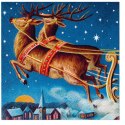 Serwetki Paw BN Santa Claus on a sleigh mix nadruk bibuła [mm:] 330x330 (TL234000) Paw