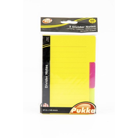 Notes samoprzylepny Pukka Pad 3 rozmiary 60k [mm:] (mix)x(mix) (6713-NTS) Pukka Pad