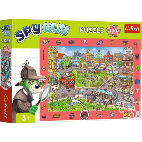 Puzzle Trefl Rodzina Treflików Spy Guy - Miasto (15590) Trefl