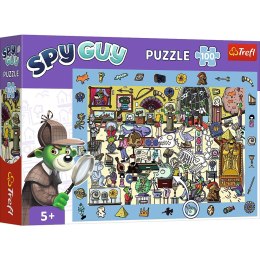 Puzzle Trefl Rodzina Treflików Spy Guy - Muzeum 100 el. (15595) Trefl