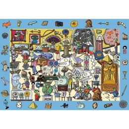 Puzzle Trefl Rodzina Treflików Spy Guy - Muzeum 100 el. (15595) Trefl