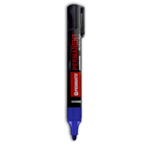 Marker permanentny Penmate niebieski okrągła końcówka TT8608, niebieski 1,0-3,0mm okrągła końcówka (1-3) Penmate