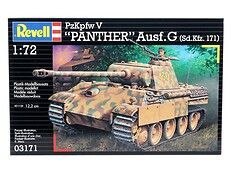 Model do sklejania Revell Panzerkampfwagen V Panther - niemiecki czołg średni z okresu II wojny światowej (03171) Revell