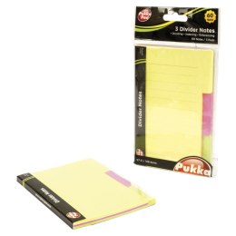 Notes samoprzylepny Pukka Pad 3 rozmiary 60k [mm:] (mix)x(mix) (6713-NTS) Pukka Pad