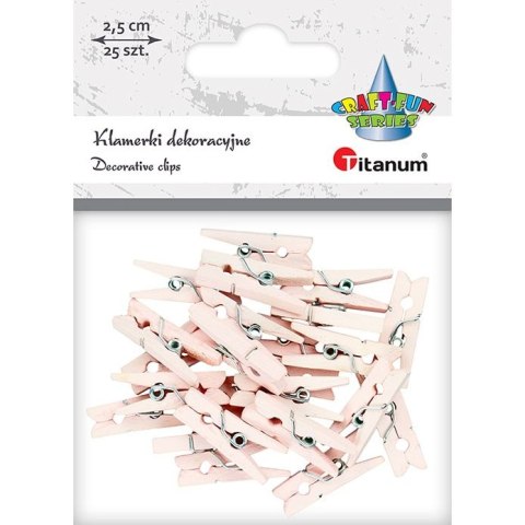 Ozdoba drewniana Titanum Craft-Fun Series klamerki (27701) Titanum