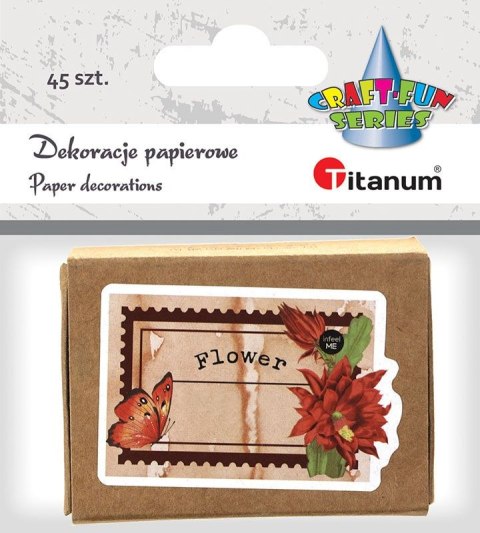 Ozdoba papierowa Titanum Craft-Fun Series notatki w pudełku (24XQ0501-18) Titanum