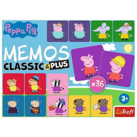 Gra pamięciowa Psi Patrol Memos Classic & Plus, Paw Patrol Trefl (02269) Trefl