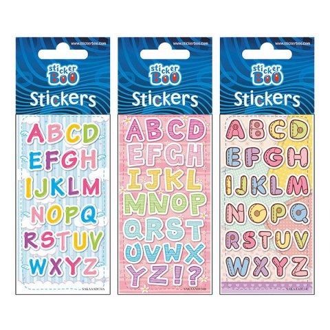 Naklejka (nalepka) LITERKI 2 Stickerboo (382531) Stickerboo