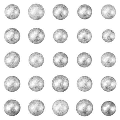 Ozdoba styropianowa Craft-Fun Series Srebrne kulki styropianowe Titanum Titanum