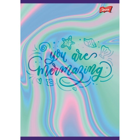 Zeszyt Mermaid A5 16k. krata Unipap Unipap
