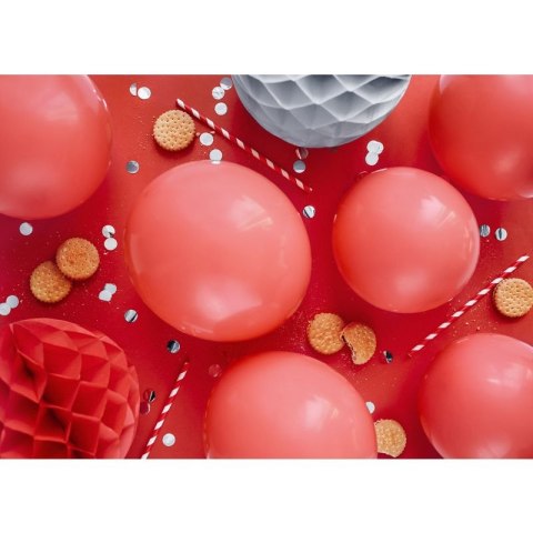 Balon gumowy Pastel Eco Balloons czerwony 260mm Partydeco (ECO26P-007) Partydeco