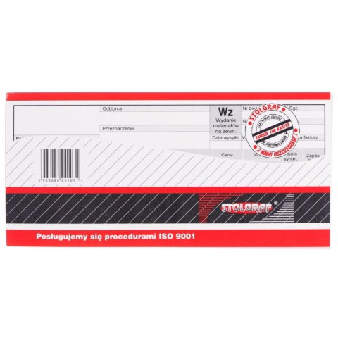 Druk samokopiujący 1/3 A4 100k. Stolgraf (M3) Stolgraf