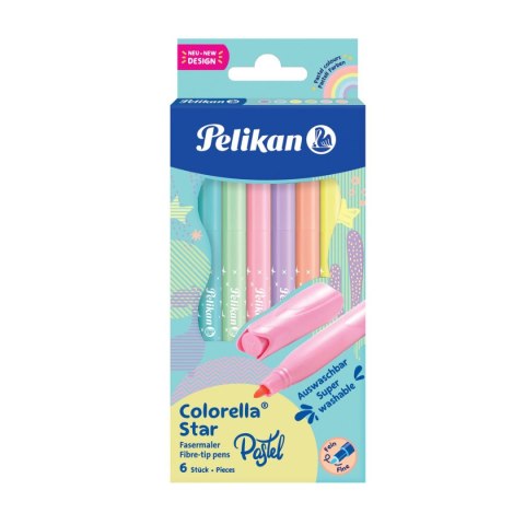 Flamaster Pelikan Colorella C302 pastel 822282 6 kol. (300009804) Pelikan