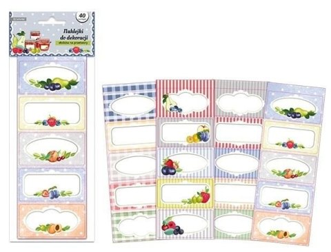 Naklejka (nalepka) na przetwory Beniamin Beniamin