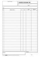 Druk samokopiujący A4 100k. Stolgraf (M36) Stolgraf