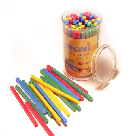 Patyczki do liczenia do nauki liczenia 80 el. Temper (080) Temper