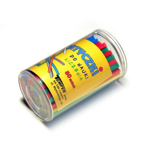 Patyczki do liczenia do nauki liczenia 80 el. Temper (080) Temper