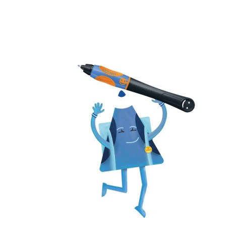 Pióro kulkowe na naboje Griffix Neon Black L 821018 wkład niebieski Pelikan (300009717) Pelikan