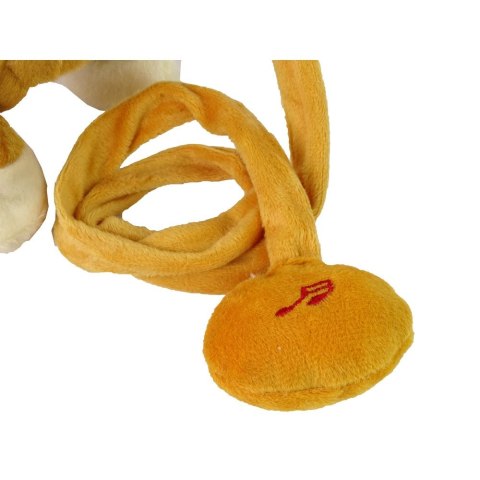 Pluszak interaktywny Konik Maskotka Interaktywna Koń Jasnobrązowy Jasna Grzywa Muzyka Lean (12683) Lean