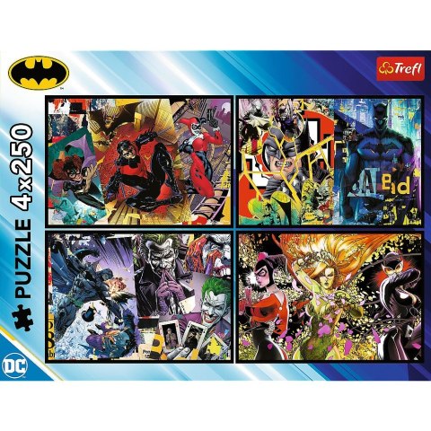 Puzzle Batman 4x250 el. Trefl (13310) Trefl