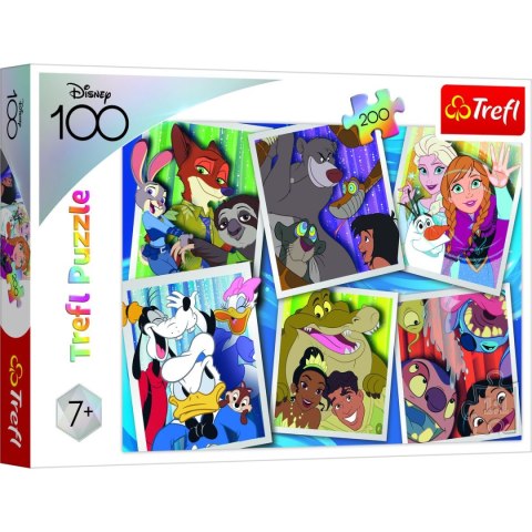 Puzzle Bohaterowie Disney 200 el. Trefl (13299) Trefl