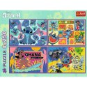 Puzzle Trefl Lilo I Stitch 4x250 el. (13311) Trefl